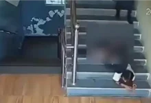 9 year old girl varnika school stairs accident telangana